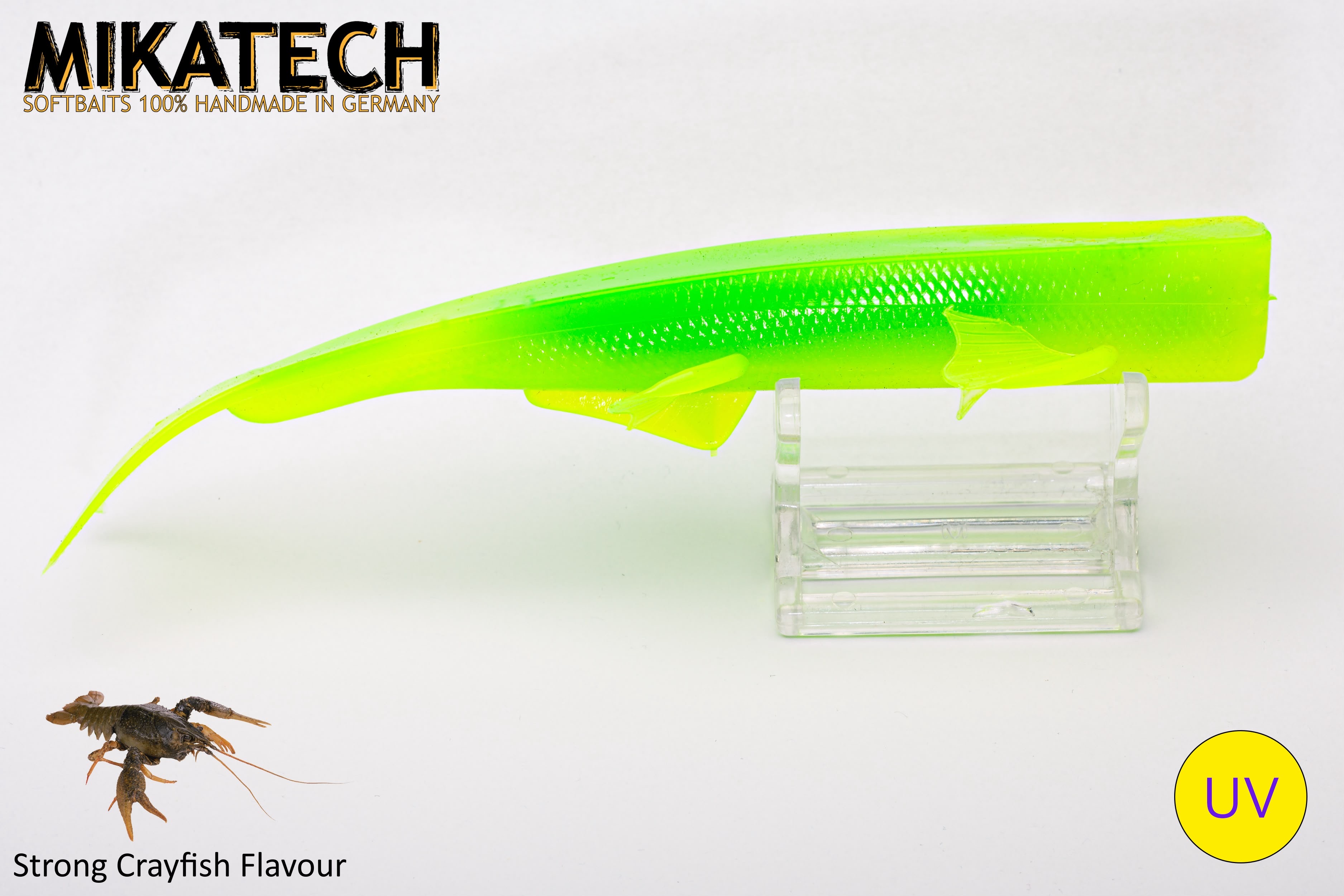 MIKATECH Real Flossi 16,5 cm Lime Chartreuse UV