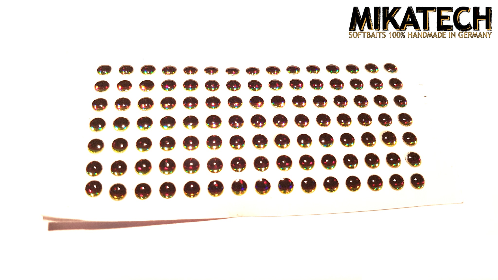 MIKATECH Epoxy 3D Augen 4mm Deutschland limited 105er Karte