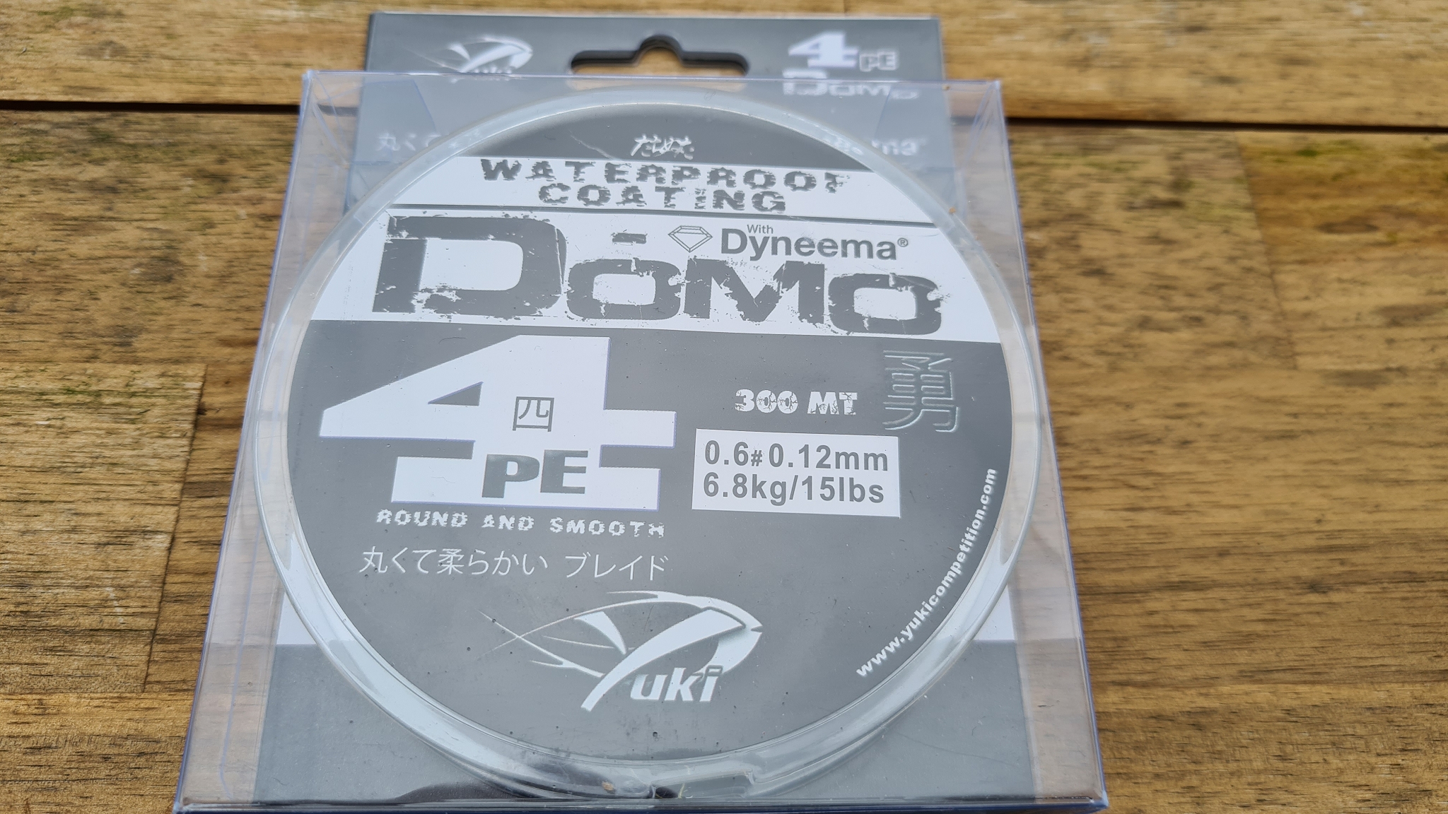 YUKI Domo 4 PE geflochtene Schnur 300m 0,12mm Gelb