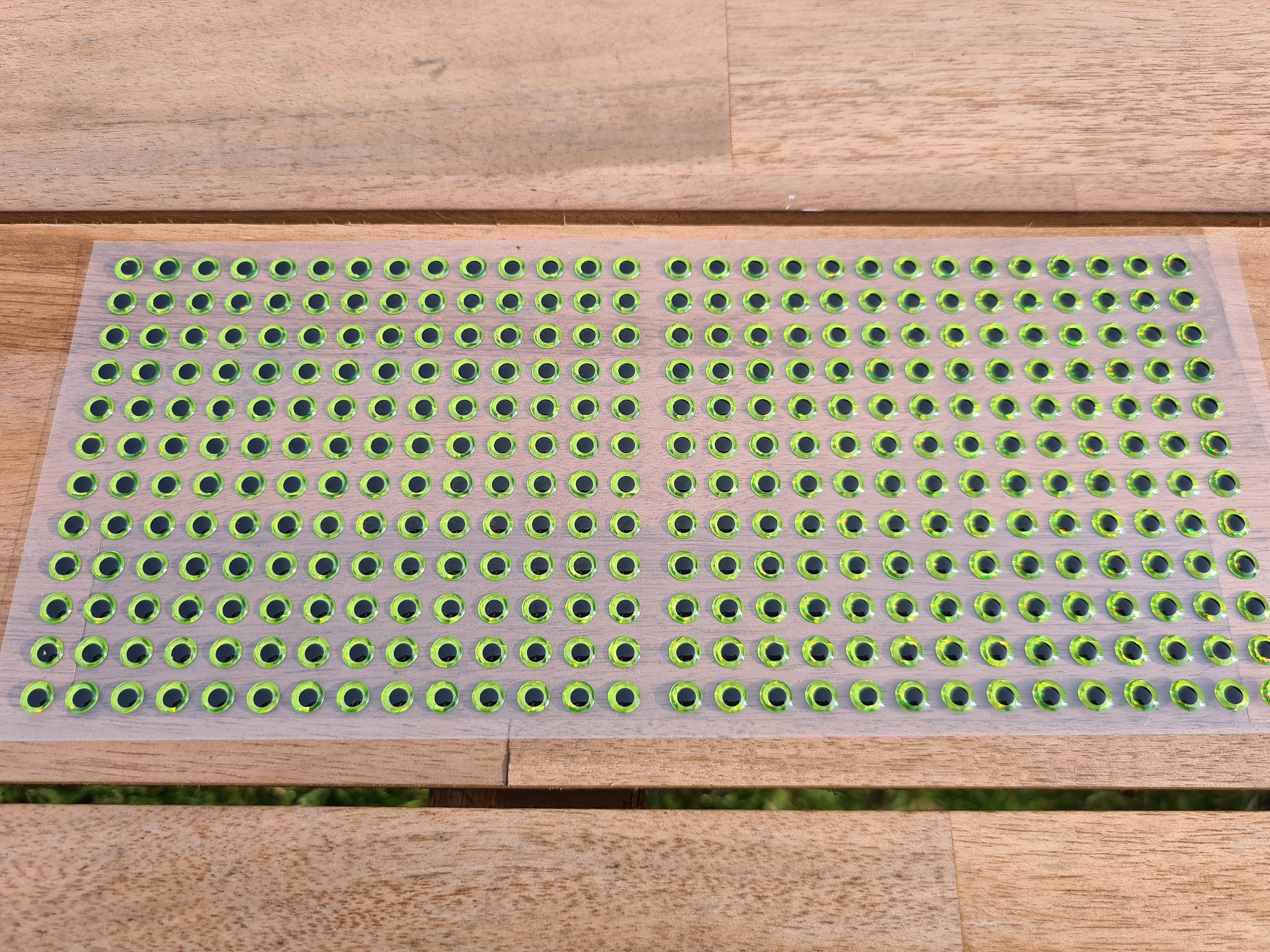 MIKATECH Epoxy 3D Augen 6mm Prism Chart 336er Karte