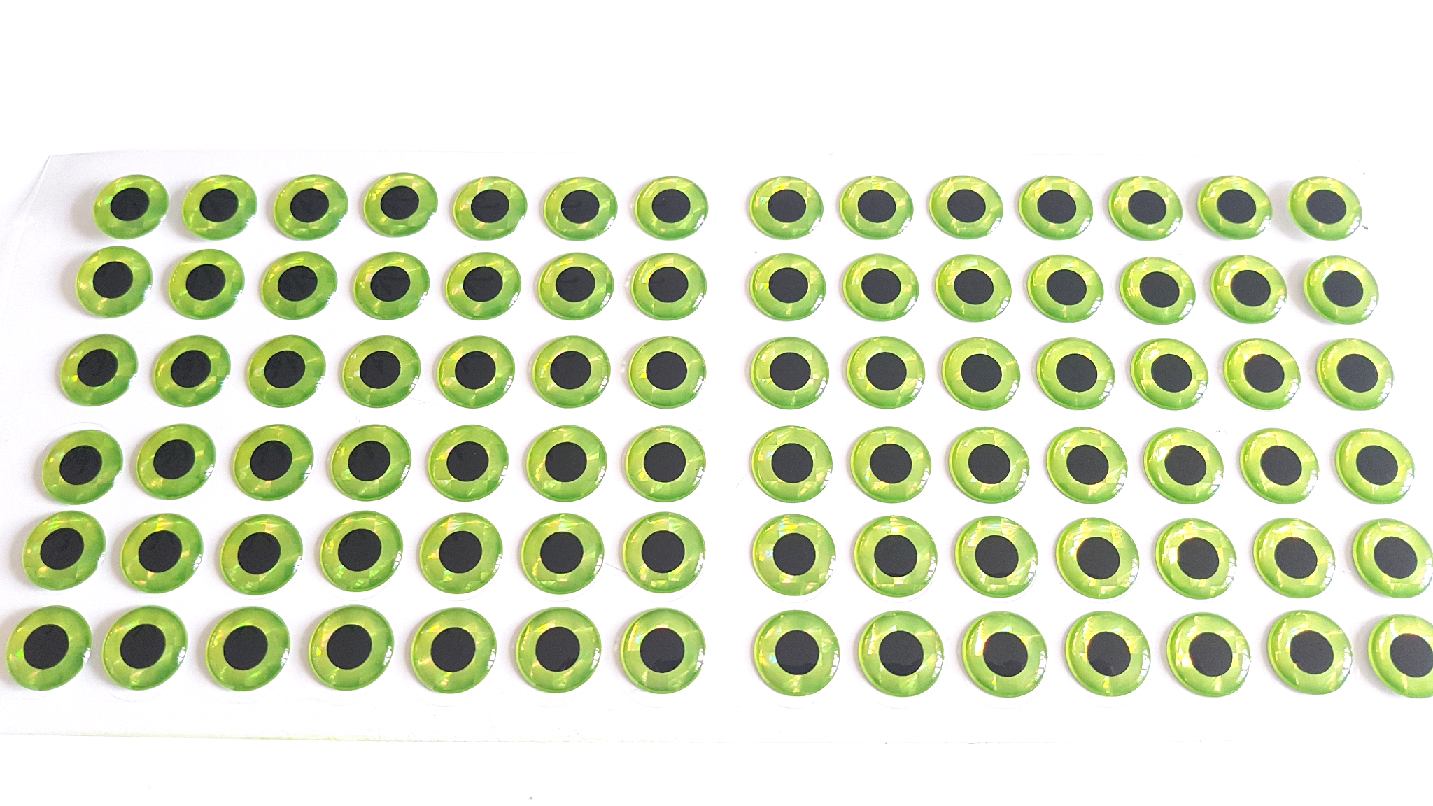 MIKATECH Epoxy 3D Augen 14mm Prism Chart Karte 84 Stück