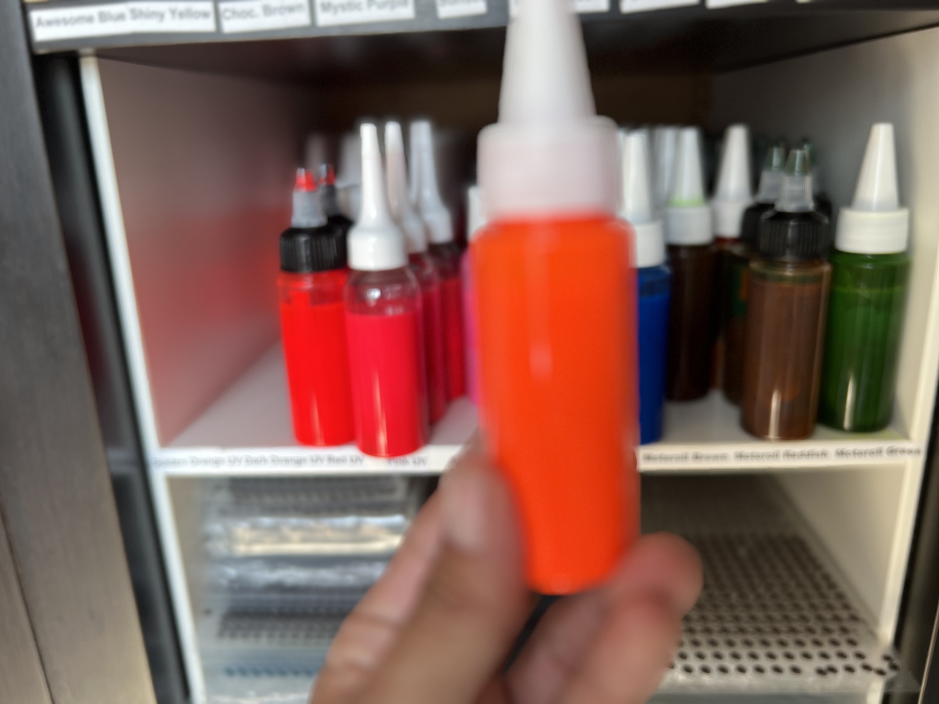 SABOFLEX UV Fluo Golden Orange Plastisolfarbe 50g