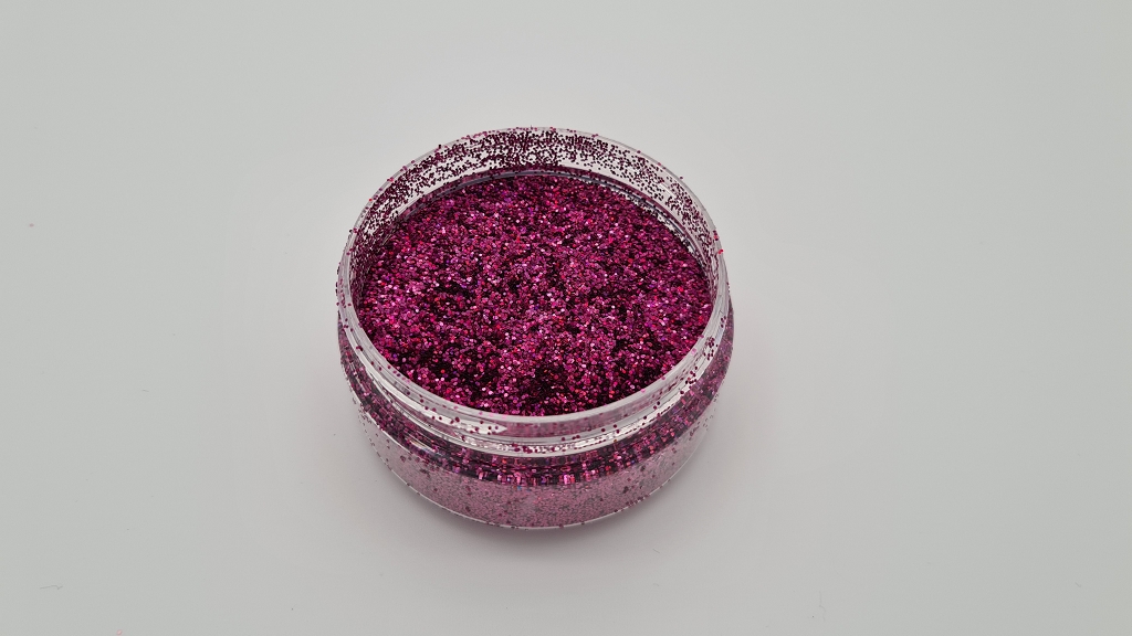 MIKATECH Glitter 1mm Irisierend Pink 100ml