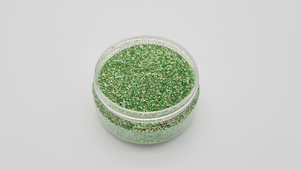 MIKATECH Glitter 0,6mm Irisierend Moosgrün 100ml