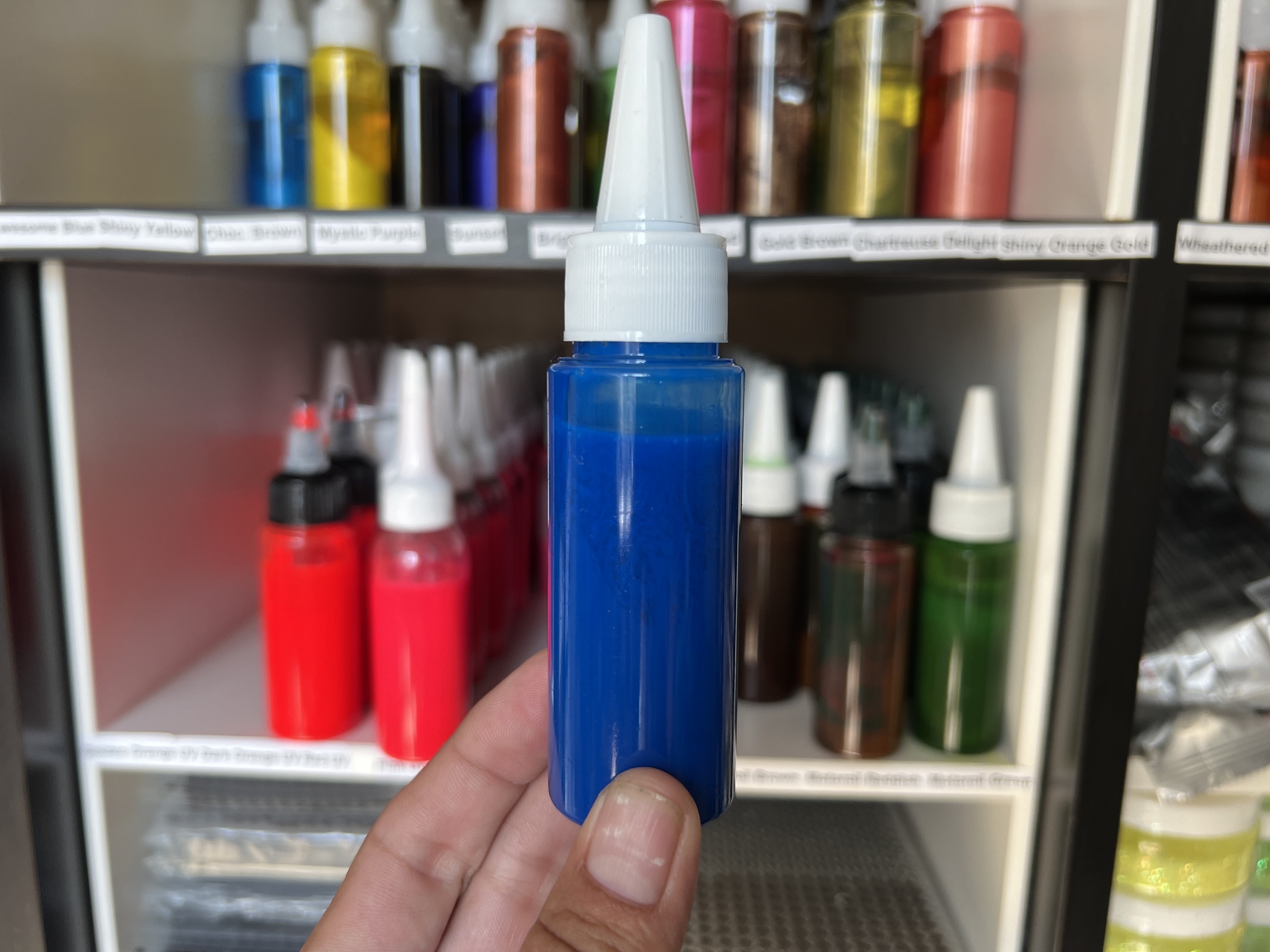SABOFLEX UV Fluo Blue Plastisolfarbe 50g
