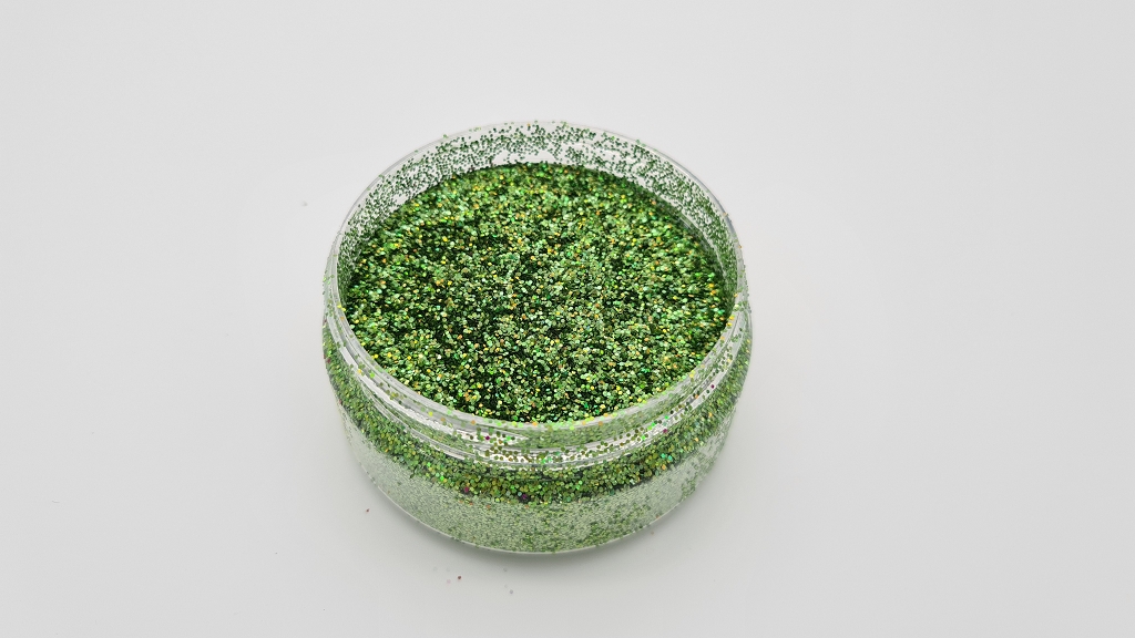 MIKATECH Glitter 0,6mm Holo Armeegrün 100ml