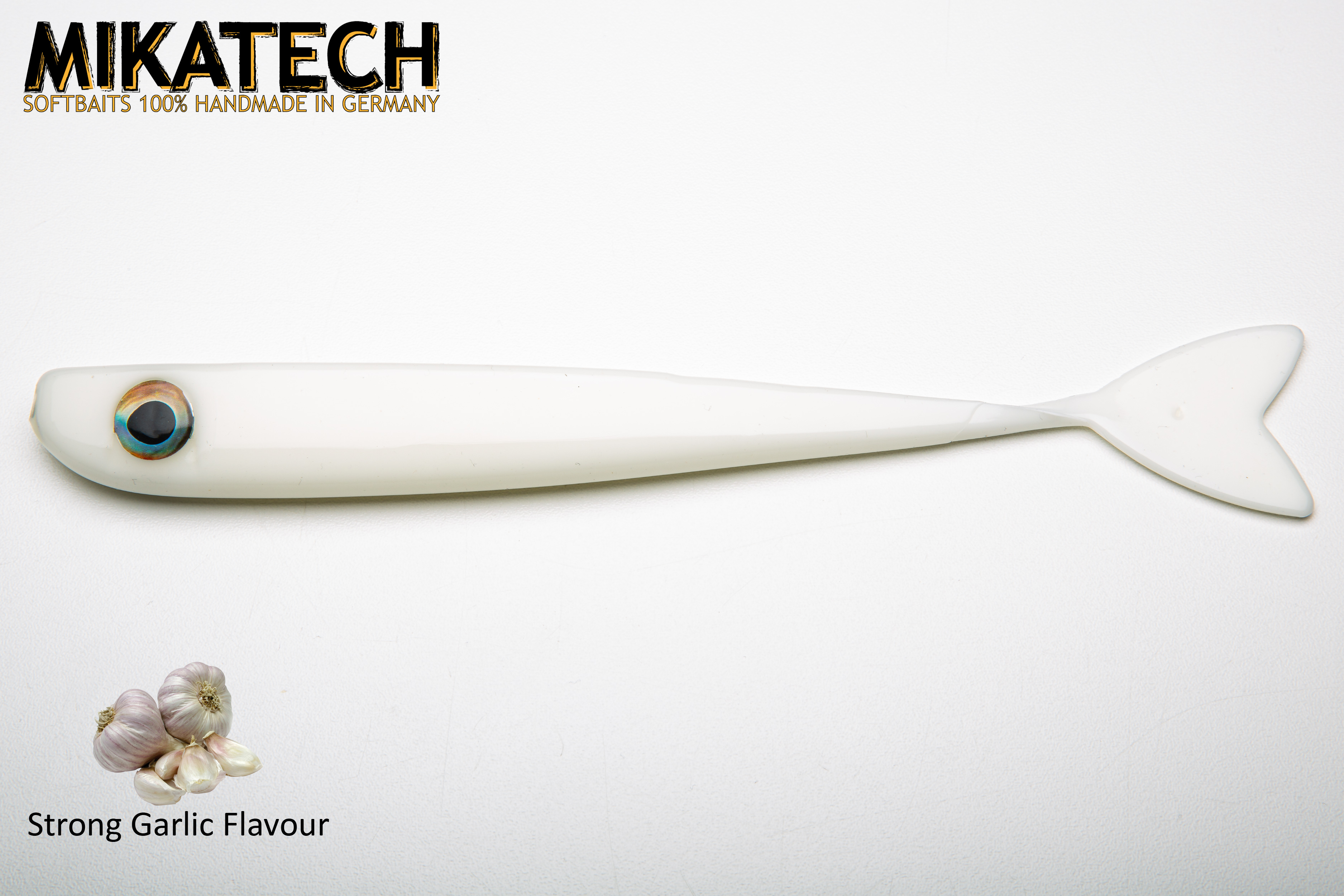 MIKATECH Real V-Shad 22 cm Sensation White