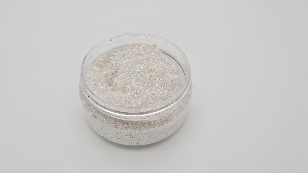 MIKATECH Glitter 0,6mm Holo Silber 100ml