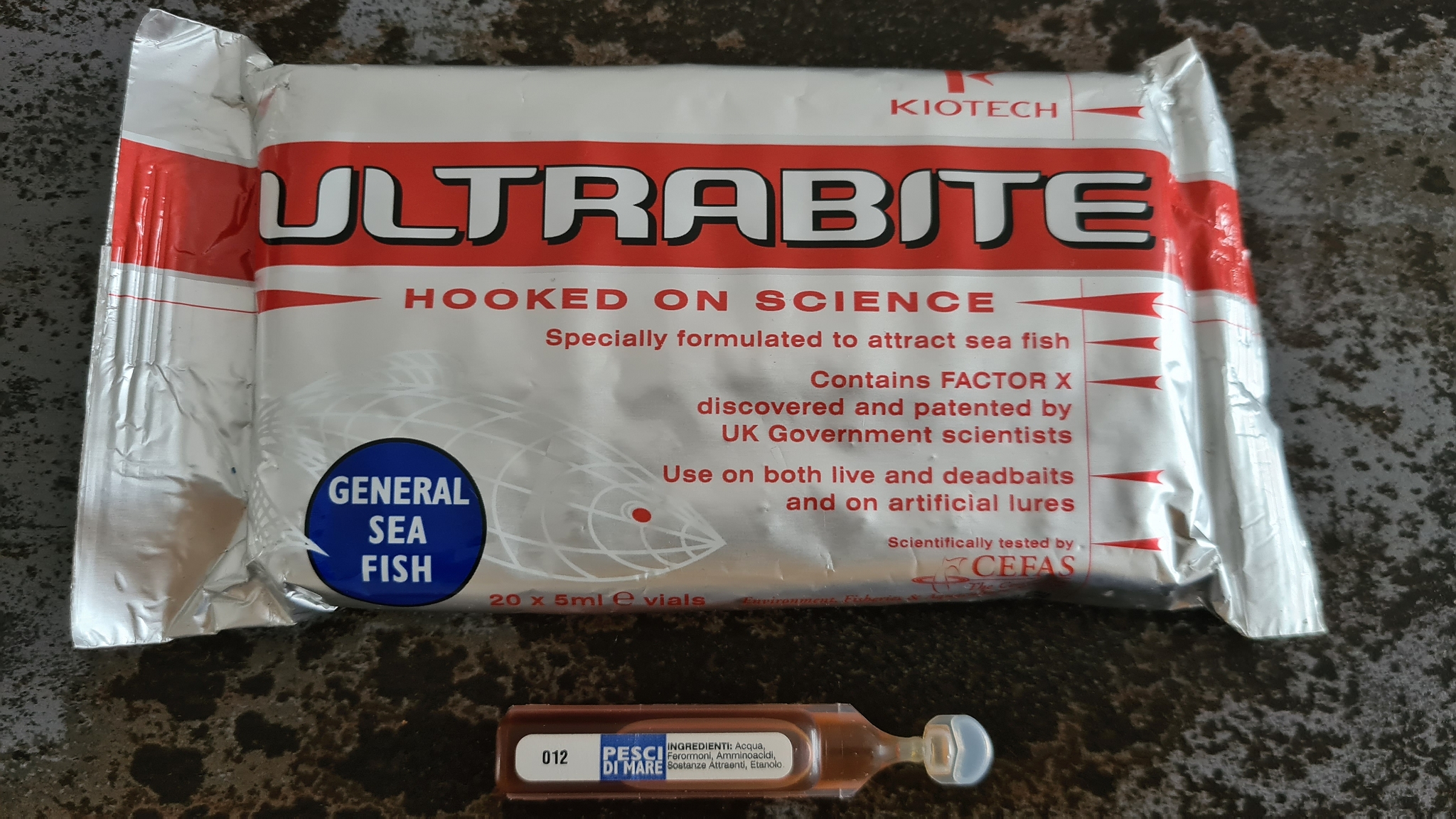 KIOTECH Ultrabite 5ml Tube Flavour Aroma auf Aminobasis General Seafish