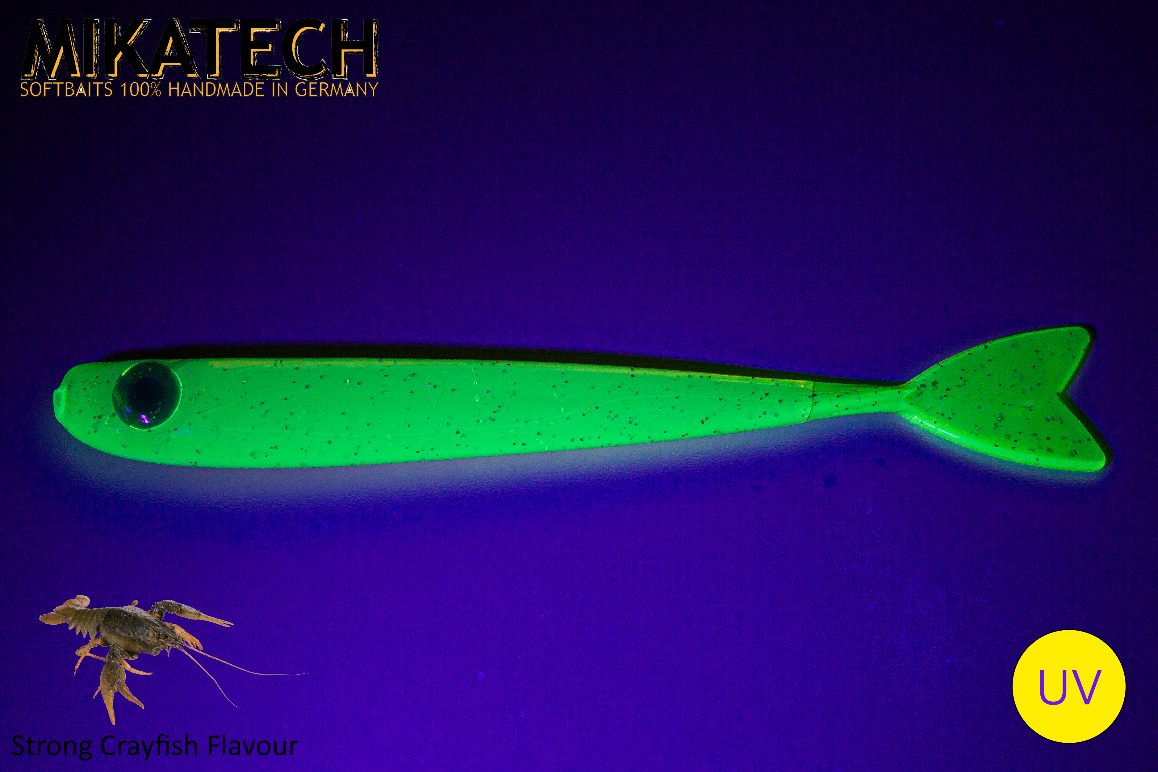 MIKATECH Real V-Shad 18 cm Tschernobyl UV