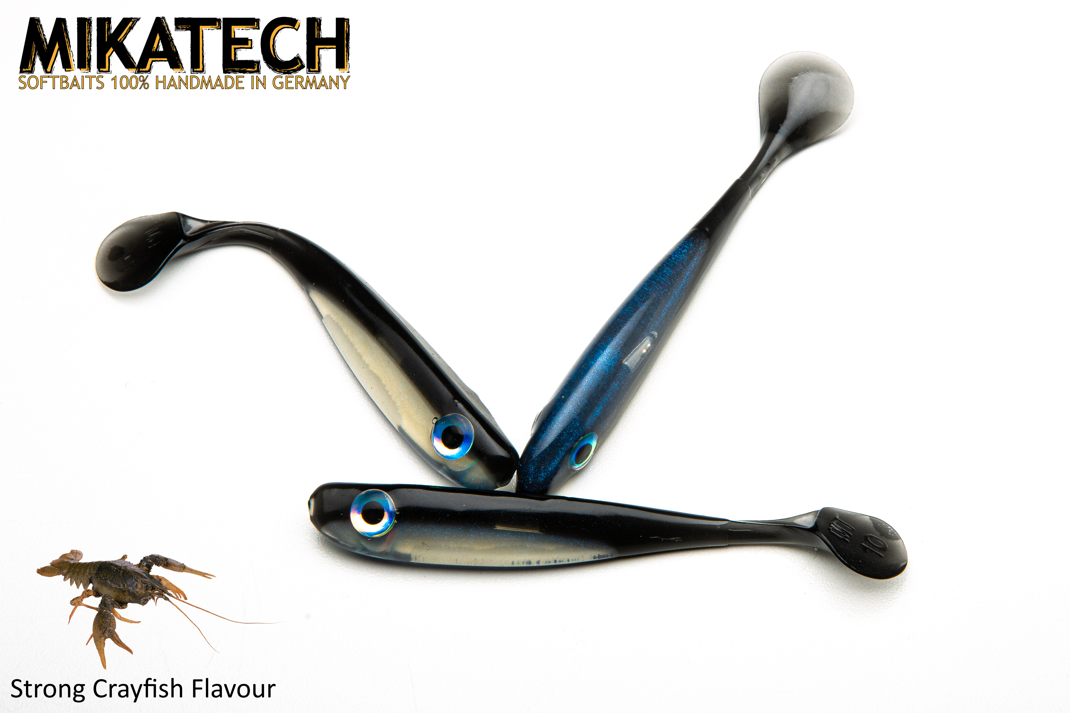 MIKATECH Real Shad 10 cm Black Shiner