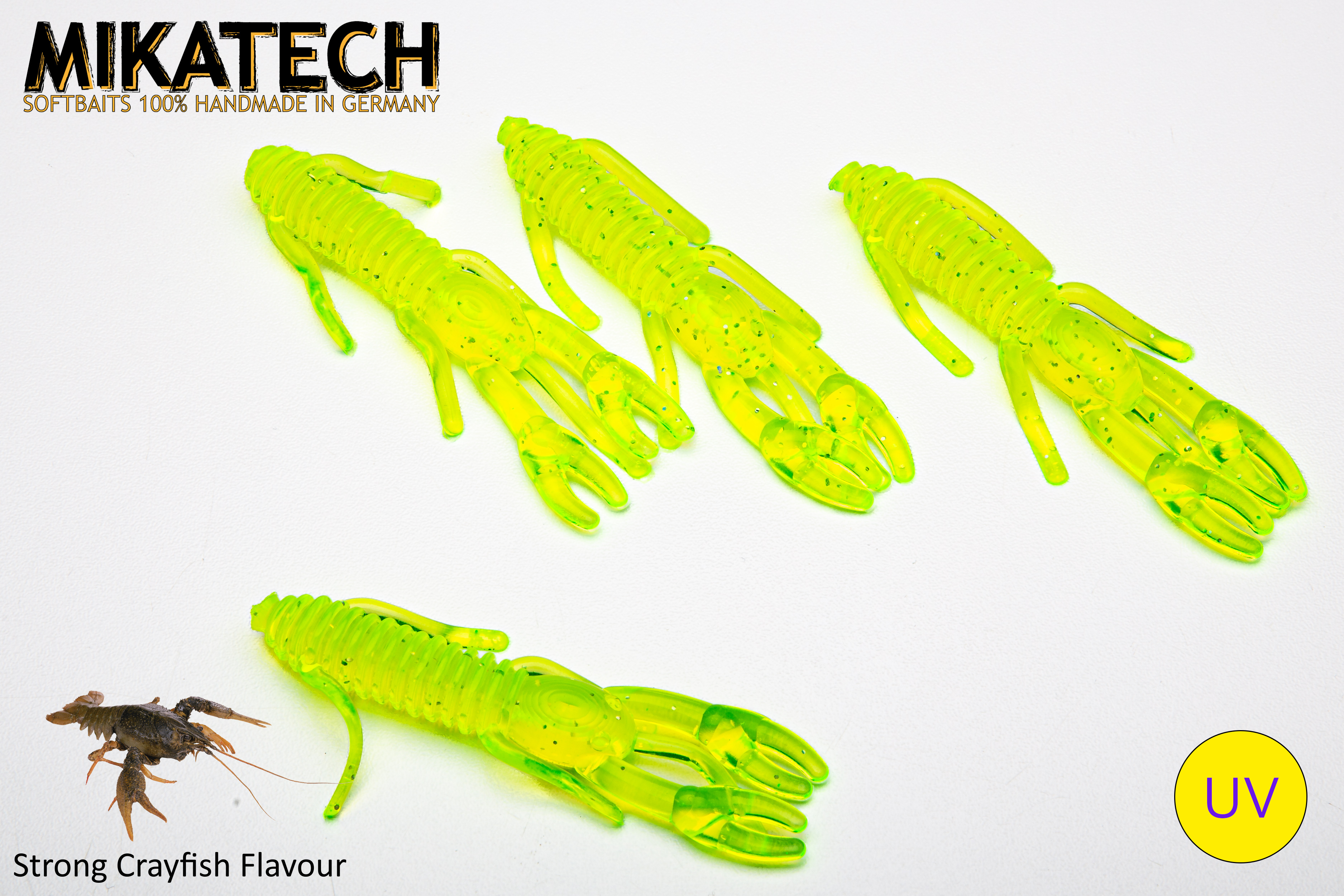 MIKATECH Real Craw 8cm Chart Heartbreaker UV