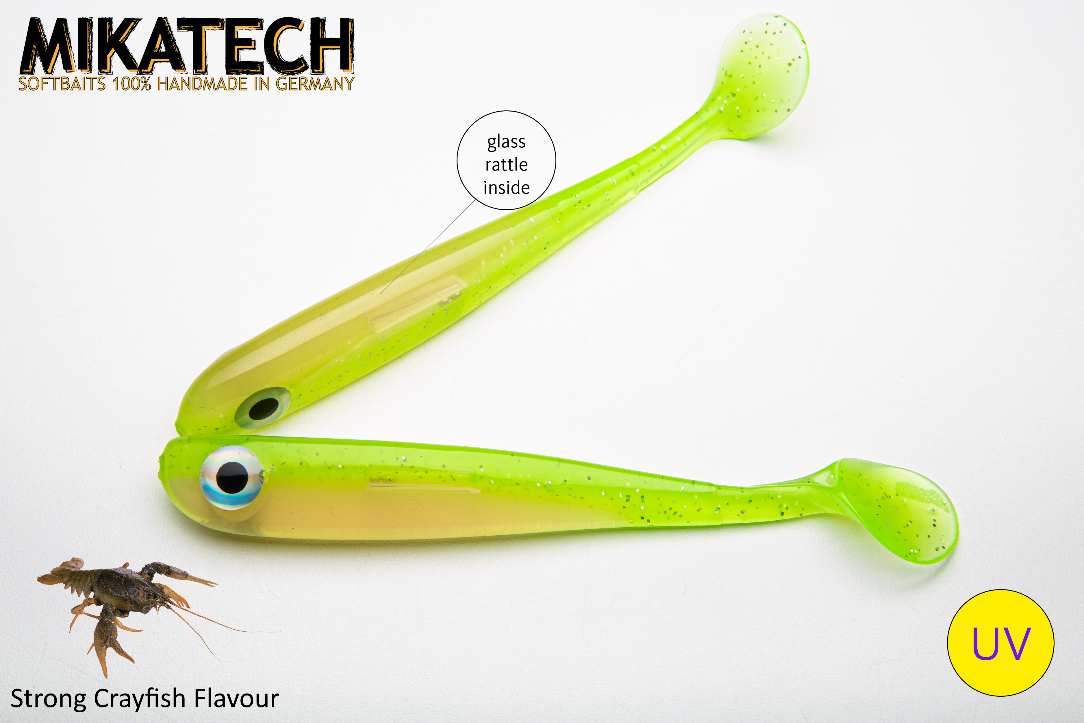 MIKATECH Real Shad 15 cm Electric Chicken UV