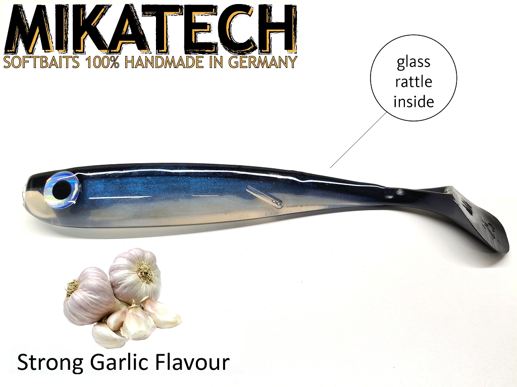 MIKATECH Real Shad 25 cm Black Shiner