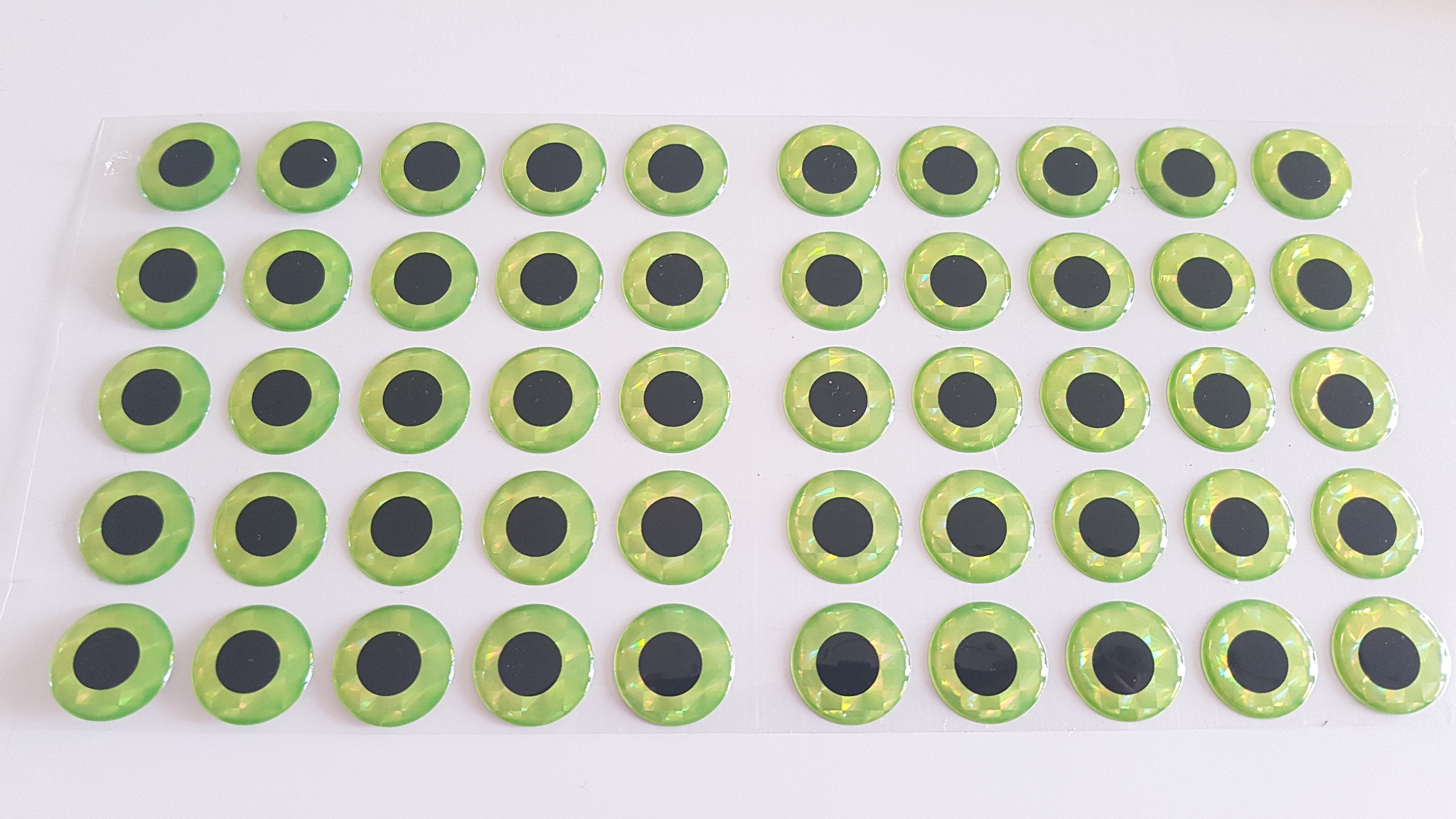 MIKATECH Epoxy 3D Augen 20mm Prism Chart Karte 50 Stück