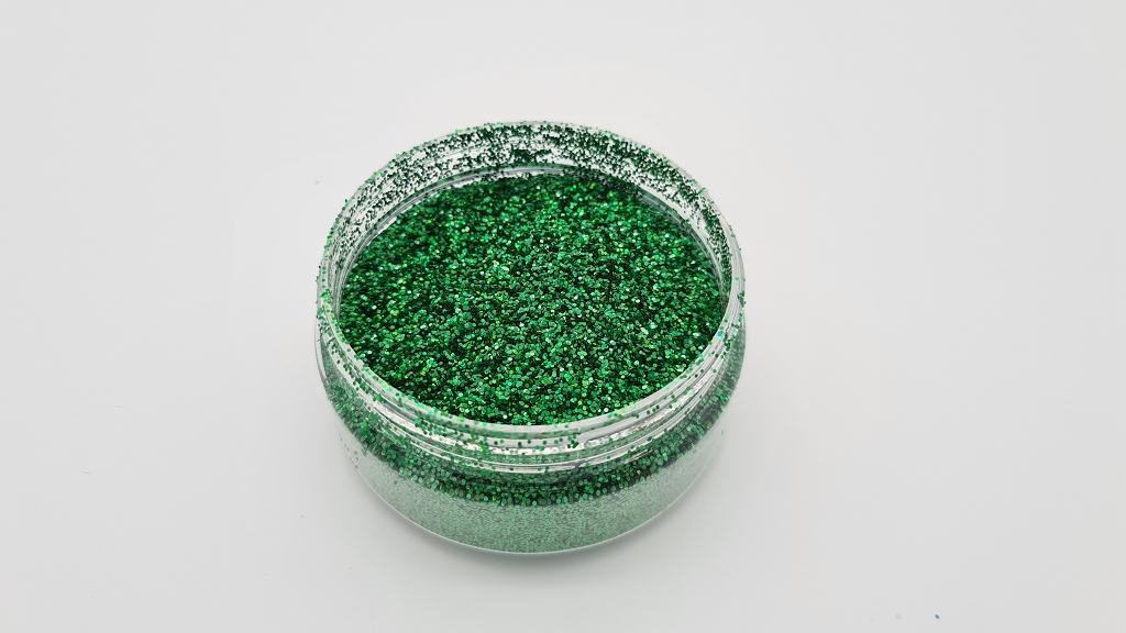MIKATECH Glitter 0,6mm Irisierend Grün 100ml
