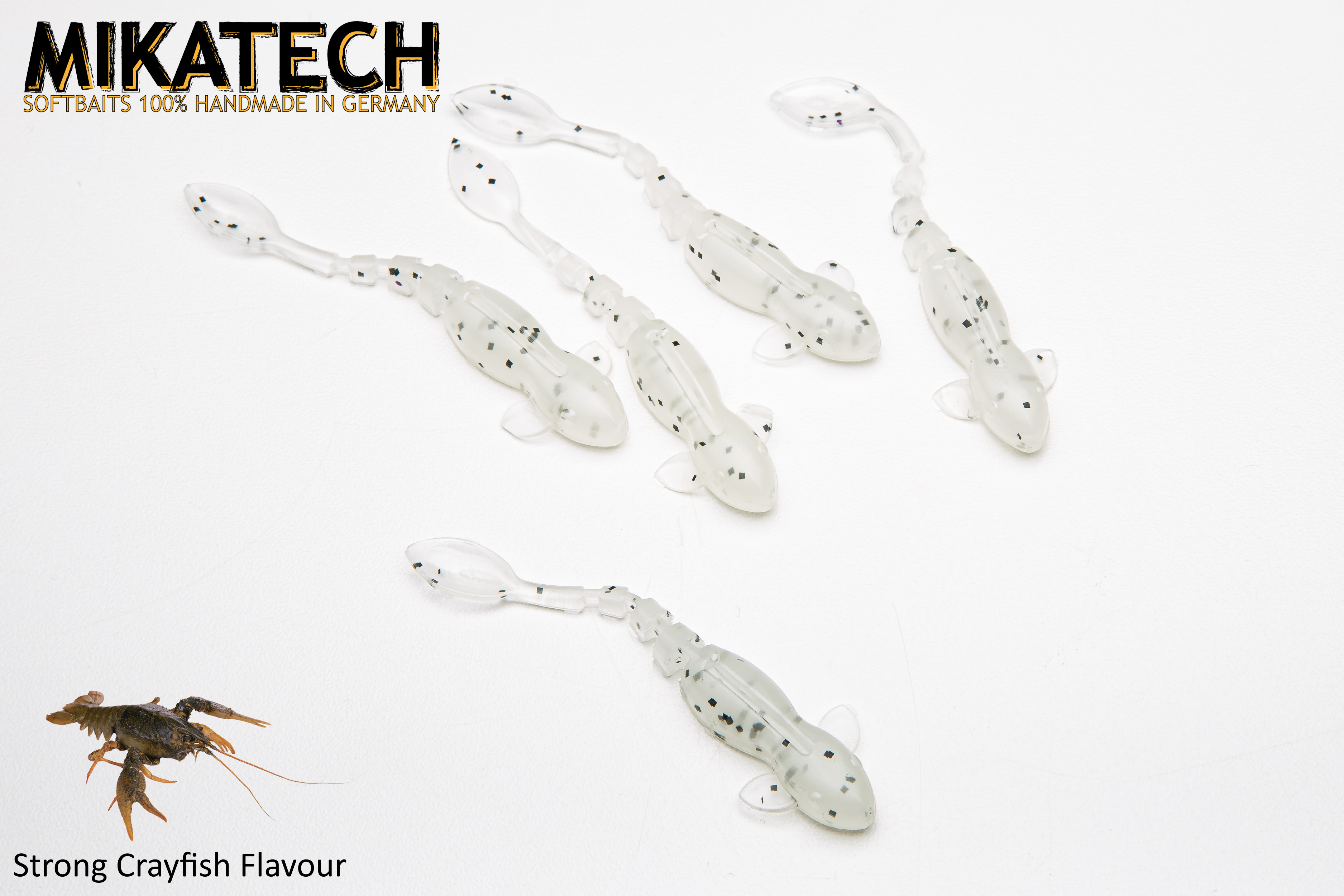 MIKATECH Real Grundel 8cm Sensation White