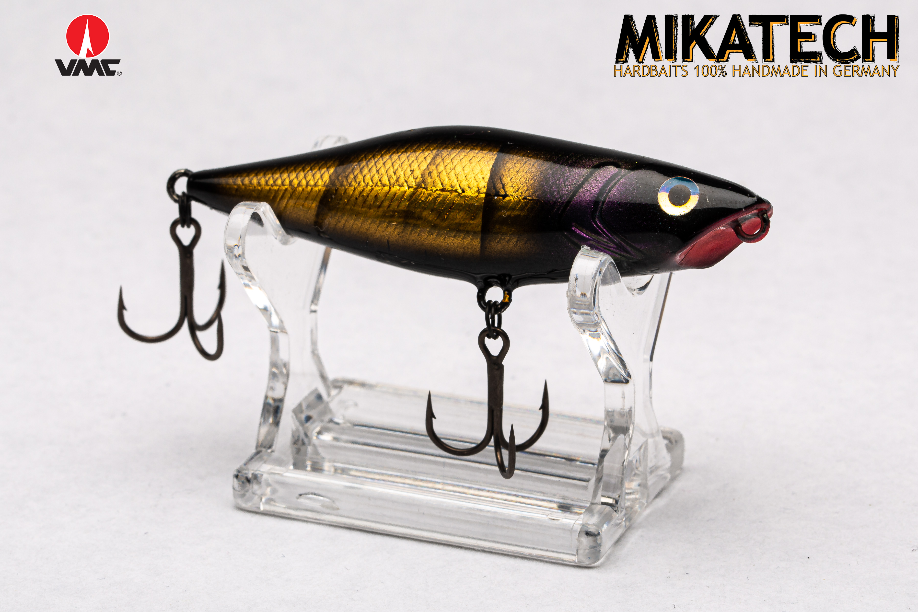 MIKATECH Jimmy the Stickbait 70F BPM Black Purple Metall