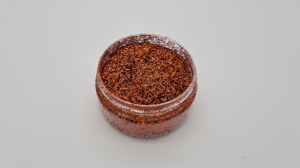 MIKATECH Glitter 0,6mm Irisierend Orange 100ml