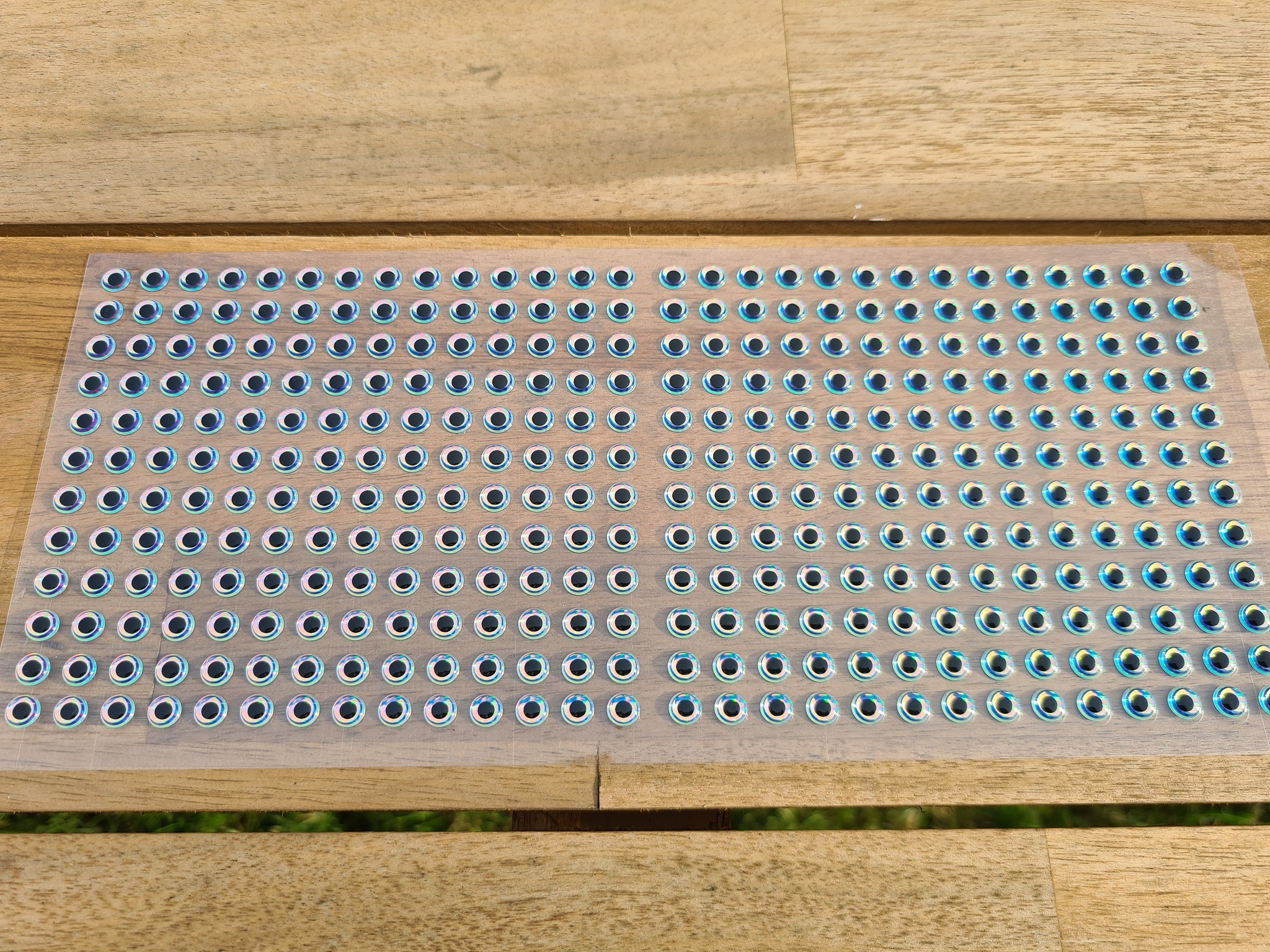 MIKATECH Epoxy 3D Augen 6mm Super Pearl 336er Karte