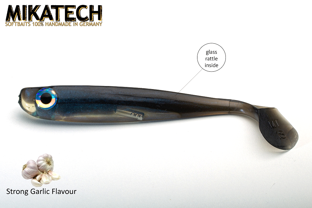 MIKATECH Real Shad 18 cm Black Shiner