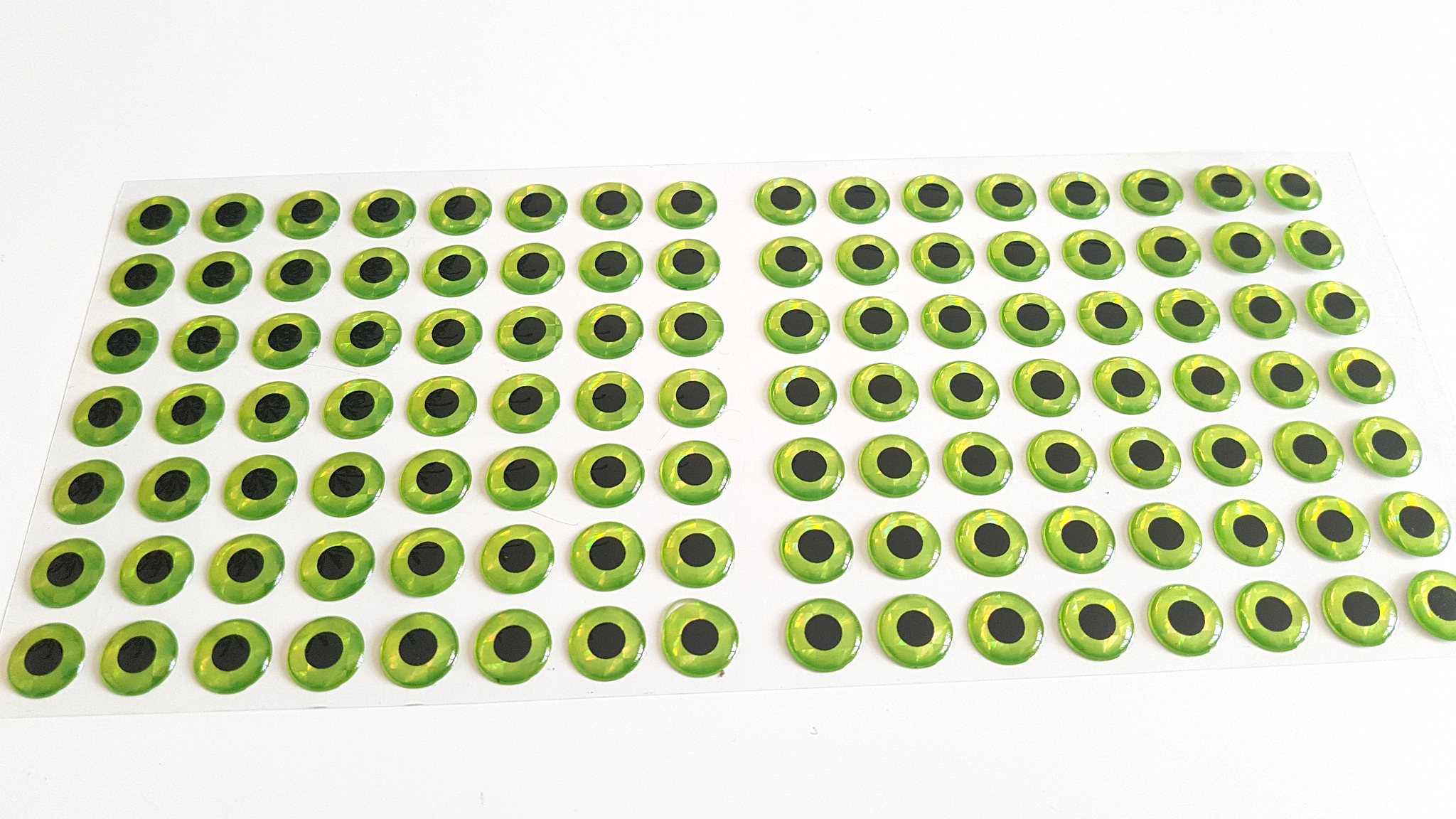 MIKATECH Epoxy 3D Augen 12,5mm Prism Chart Karte 112 Stück