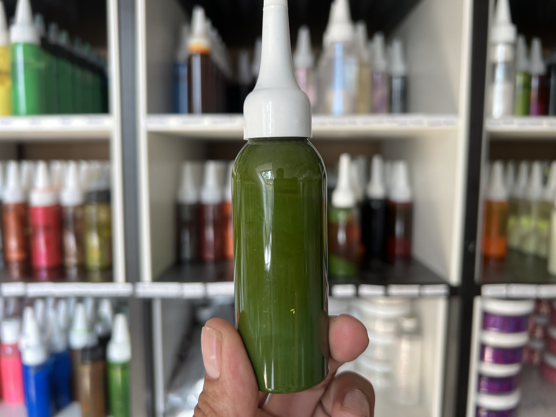 SABOFLEX Transparent Olive Plastisolfarbe 50g